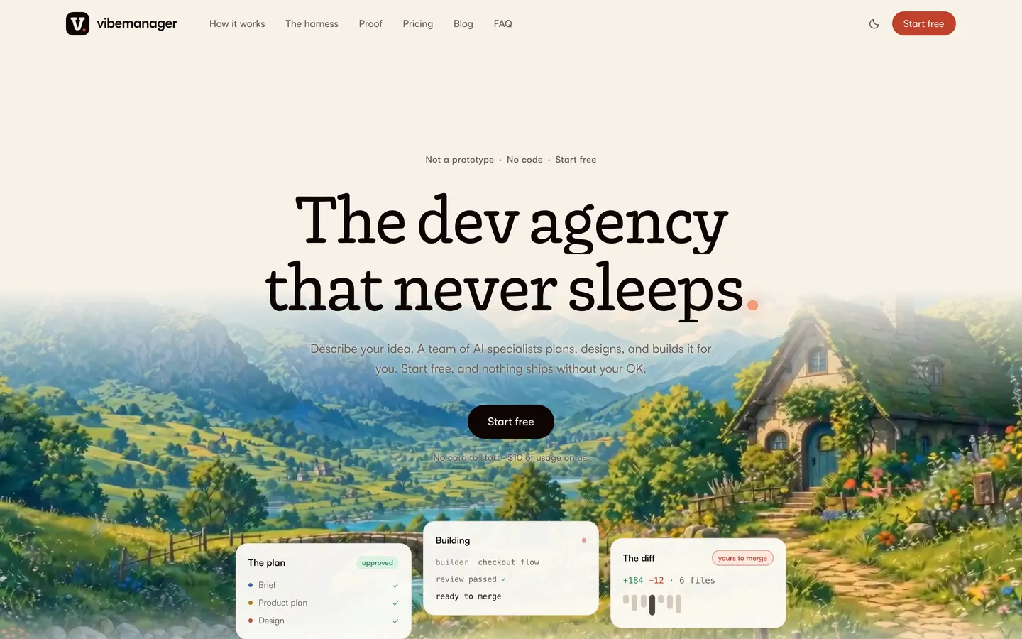 TheVibeManager — The dev agency that never sleeps.
